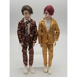 BTS Jung Kook & Jimin 11" Poseable K-Pop Figure Dolls by Mattel